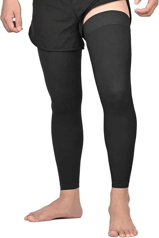 KEKING Compression 20 30mmHg Graduated Basketball All Black L